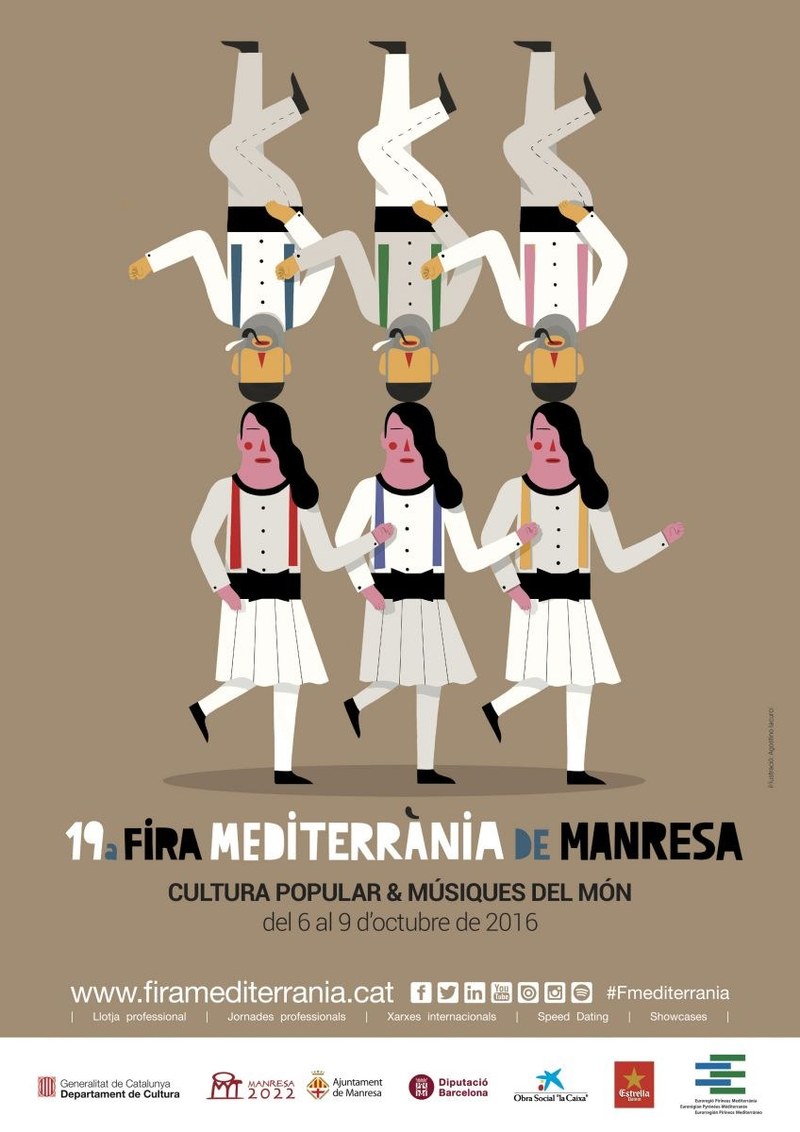 Cartell de la 19a edició de la Fira Mediterrània de Manresa
