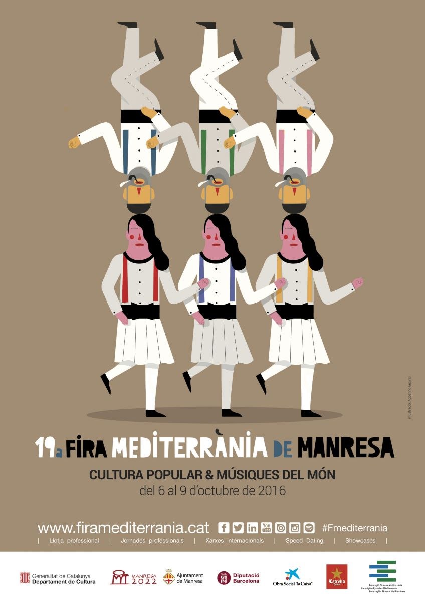 Cartell de la 19a edició de la Fira Mediterrània de Manresa