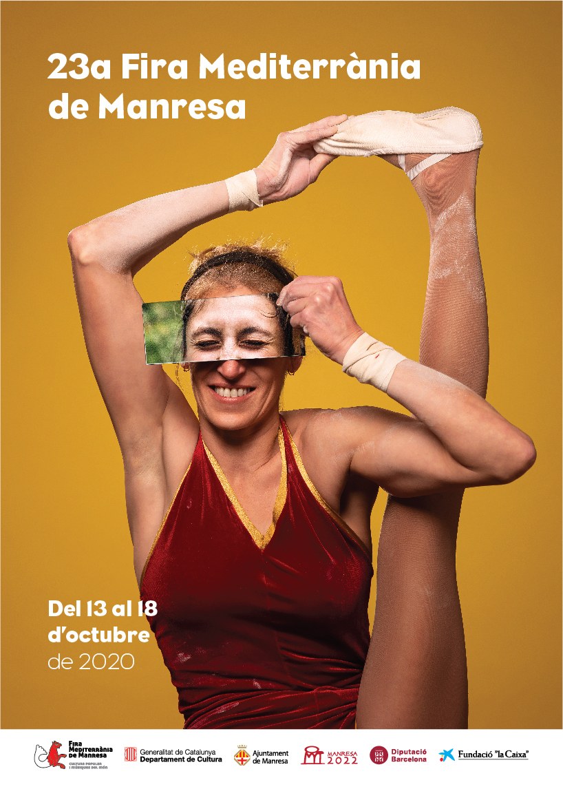 Cartell de la 23a Fira Mediterrània de Manresa · Arts escèniques