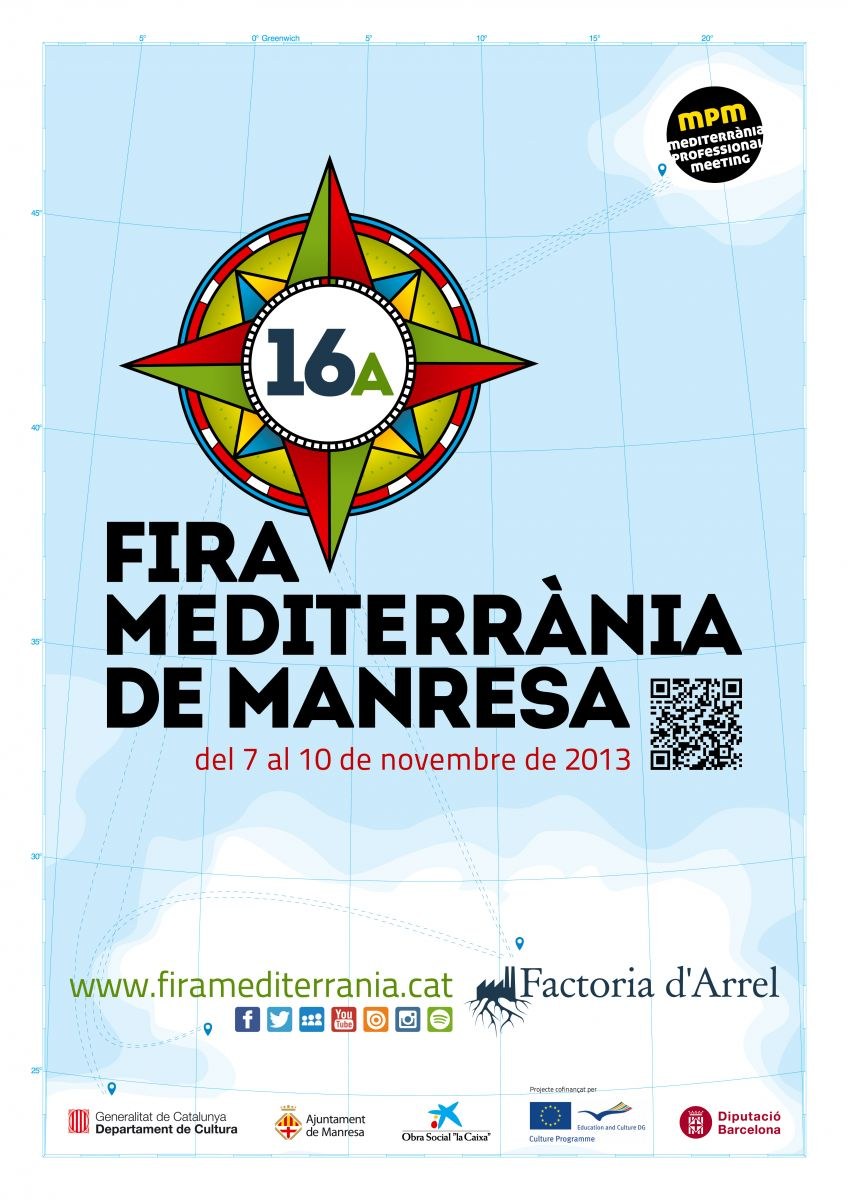 Cartel de la 16a edición de la Fira Mediterrània de Manresa